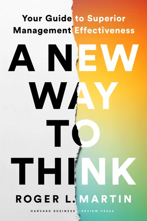 A New Way to Think: Your Guide to Superior Management Effectiveness cover